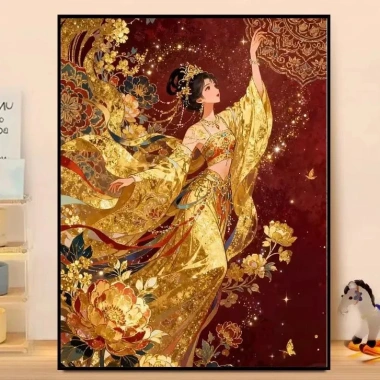 Dunhuang Feitian Nữ Thần Cross Stitch 2.026 Chỉ Thêu Gói Thêu mới, chất liệu cao, giảm giá