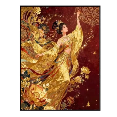 Dunhuang Feitian Nữ Thần Cross Stitch 2.026 Chỉ Thêu Gói Thêu mới, chất liệu cao, giảm giá