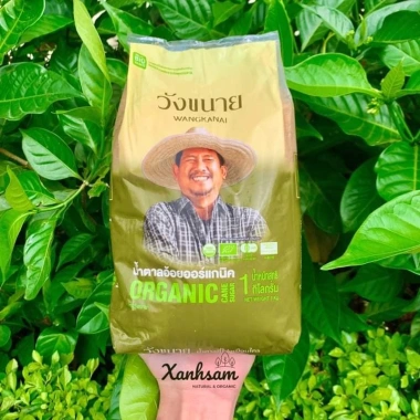 Đường Mía Hữu Cơ 1kg KASIB XanhSam - Ngọt tự nhiên, an toàn, giảm giá