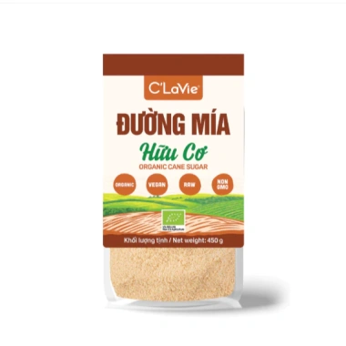 Đường mía hữu cơ CLaVie 450g - Ngọt tự nhiên, không chất bảo quản, giá giảm 46.250₫ 2 Đường mía hữu cơ CLaVie 450g - Ngọt tự nhiên, không chất bảo quản, giá giảm 46.250₫ 2
