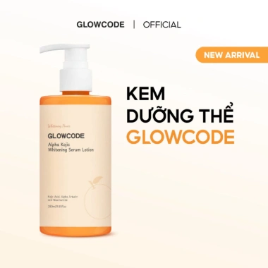 Dưỡng thể Glowcode 280ml - Kem body trắng da Niacinamide, dưỡng ẩm, giảm nám, chỉ 99.000đ