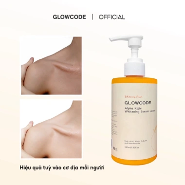Dưỡng thể Glowcode 280ml - Kem body trắng da Niacinamide, dưỡng ẩm, giảm nám, chỉ 99.000đ