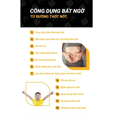 Đường Thốt Nốt Nguyên Chất 100% - Đặc Sản Ngon Lành 450g/850g Xanhsam Organic Giá ưu đãi 97,750₫ 2 Đường Thốt Nốt Nguyên Chất 100% - Đặc Sản Ngon Lành 450g/850g Xanhsam Organic Giá ưu đãi 97,750₫ 2