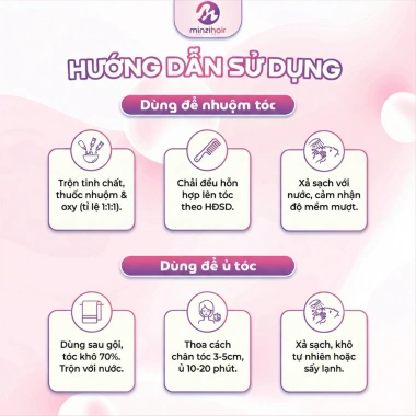 Dưỡng tóc Collagen & Keratin Giữ màu nhuộm, phục hồi hư tổn - Minzihair 55k
