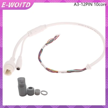 E-WOITD 12Pin 8/10Core POE Cổng Mạng Nữ Cáp IP Camera HNVN Giá 83.807đ 4