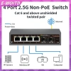 E-WOITD 2.5Gbps Ethernet 4 cổng 2.500Mbps Bộ chuyển đổi mạng 2 cổng 10G Hub Lab chia Internet nhanh giá 681.280đ 6