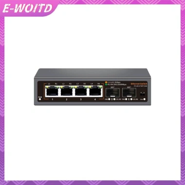 E-WOITD 2.5Gbps Ethernet 4 cổng 2.500Mbps Bộ chuyển đổi mạng 2 cổng 10G Hub Lab chia Internet nhanh giá 681.280đ