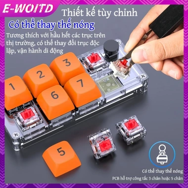 E-WOITD 8 Phím Macro Lập Trình Nóng Hoán Đổi - Phụ Kiện Game HNVN Giá 234.850₫ 2 E-WOITD 8 Phím Macro Lập Trình Nóng Hoán Đổi - Phụ Kiện Game HNVN Giá 234.850₫ 2