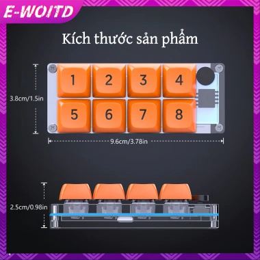 E-WOITD 8 Phím Macro Lập Trình Nóng Hoán Đổi - Phụ Kiện Game HNVN Giá 234.850₫