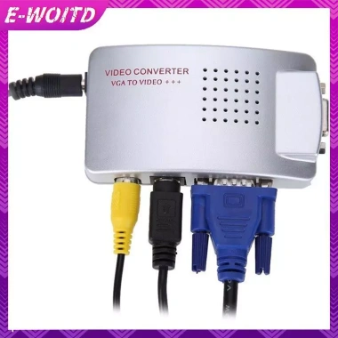 E-WOITD Bộ chuyển đổi PC VGA sang TV - Video RGB, AV RCA, S-Video - Giá 265.540₫ 6
