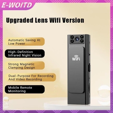 E-WOITD Camera thể thao mini HD 180° xoay, wifi, cầm tay, ghi video pháp luật - Giá chỉ 212.300₫