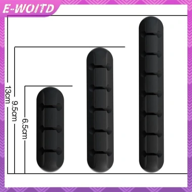 E-woitd Cáp Quản Lý Dây USB Linh Hoạt - Kẹp Silicon Tidy, Giá Đỡ Cho Bàn Phím, Chuột, Tai Nghe - 34 540 VND