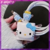 E-woitd Cáp Sạc Dữ Liệu Bảo Vệ 18W/20W Cuộn Dây Cho iPhone 15 - Vỏ Bảo Vệ HNVN 8