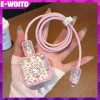 E-WOITD Dễ Thương Cáp Sạc Dữ Liệu 20W Vỏ Bảo Vệ Cuộn Dây Chống Vỡ HNVN 46.545 VND 4