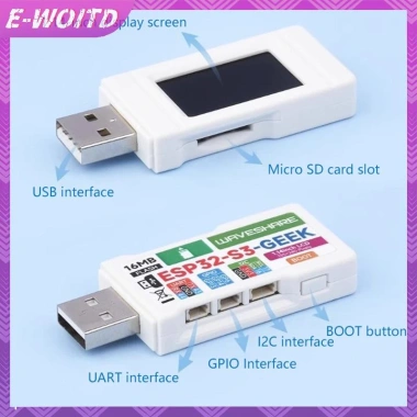 E-woitd ESP32-S3 GEEK LCD màu 1,14 inch 65K WiFi & HNVN - Giá chỉ 516.560 VND