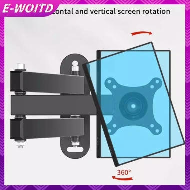 E-WOITD Full Motion Treo Tường Braet Cánh Tay Xoay Nghiêng Mở Rộng Phù Hợp TV Cong Phẳng 10-32 Inch Giá Ưu Đãi 239.800₫