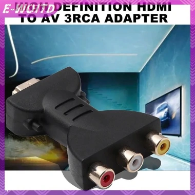E-woitd HDMI sang AV VGA + RCA, Chuyển Đổi Âm Thanh HDMI, Kết Nối HDTV, 56.210₫