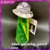 E-WOITD Hộp Đựng Bút UFO Ngộ Nghĩnh Người Ngoài Hành Tinh, Túi Bảo Quản Thổ Cẩm Dung Tích Lớn 100k