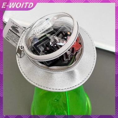 E-WOITD Hộp Đựng Bút UFO Ngộ Nghĩnh Người Ngoài Hành Tinh, Túi Bảo Quản Thổ Cẩm Dung Tích Lớn 100k 5