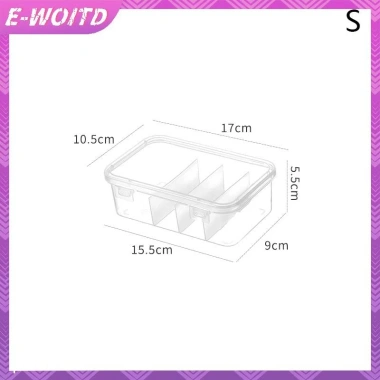 E-woitd Hộp đựng cáp dữ liệu trong suốt, chống bụi, có nắp - HNVN, giá 58.959₫