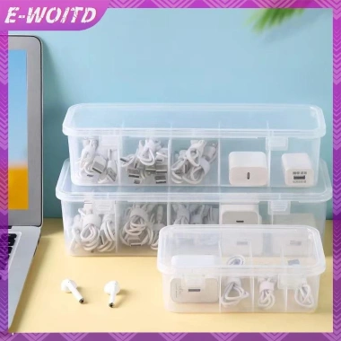 E-woitd Hộp đựng cáp dữ liệu trong suốt, chống bụi, có nắp - HNVN, giá 58.959₫ 4 E-woitd Hộp đựng cáp dữ liệu trong suốt, chống bụi, có nắp - HNVN, giá 58.959₫ 4