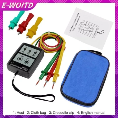 E-WOITD Máy đo pha xoay chiều 3 pha - Chỉ báo kỹ thuật số, kiểm tra sắp xếp pha nhanh, chỉ 305.360₫ 2 E-WOITD Máy đo pha xoay chiều 3 pha - Chỉ báo kỹ thuật số, kiểm tra sắp xếp pha nhanh, chỉ 305.360₫ 2