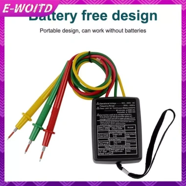E-WOITD Máy đo pha xoay chiều 3 pha - Chỉ báo kỹ thuật số, kiểm tra sắp xếp pha nhanh, chỉ 305.360₫ 3 E-WOITD Máy đo pha xoay chiều 3 pha - Chỉ báo kỹ thuật số, kiểm tra sắp xếp pha nhanh, chỉ 305.360₫ 3