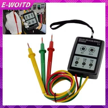 E-WOITD Máy đo pha xoay chiều 3 pha - Chỉ báo kỹ thuật số, kiểm tra sắp xếp pha nhanh, chỉ 305.360₫ 9 E-WOITD Máy đo pha xoay chiều 3 pha - Chỉ báo kỹ thuật số, kiểm tra sắp xếp pha nhanh, chỉ 305.360₫ 9