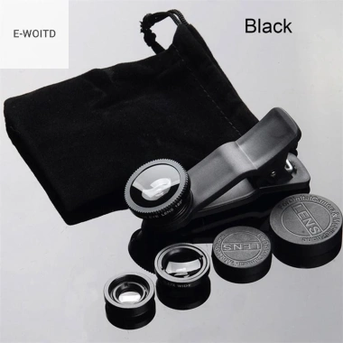 E-woitd Ống kính mắt cá cho điện thoại - Zoom góc rộng, kẹp HNVN, chỉ 55,550₫