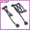 E-woitd Splitter SATA 4Pin 1 Nam den 3/4/5/6 Nữ, Kết Nối Ổ Cứng, 59.950 VND