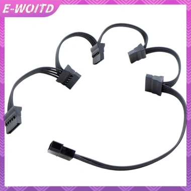 E-woitd Splitter SATA 4Pin 1 Nam den 3/4/5/6 Nữ, Kết Nối Ổ Cứng, 59.950 VND