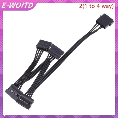 E-woitd Splitter SATA 4Pin 1 Nam den 3/4/5/6 Nữ, Kết Nối Ổ Cứng, 59.950 VND