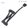 E-woitd Splitter SATA 4Pin 1 Nam den 3/4/5/6 Nữ, Kết Nối Ổ Cứng, 59.950 VND 10