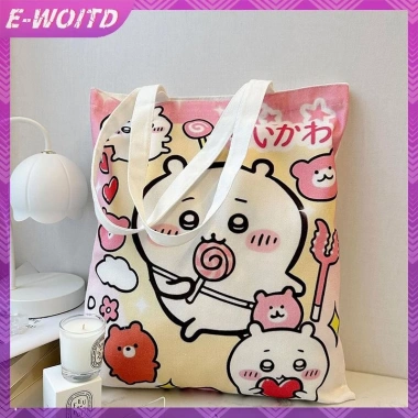 E-WOITD Túi Vải Chiikawa Usagi - Kawaii cho Sinh Viên, Bé Gái, Mỹ Phẩm - Giảm 19% 7 E-WOITD Túi Vải Chiikawa Usagi - Kawaii cho Sinh Viên, Bé Gái, Mỹ Phẩm - Giảm 19% 7
