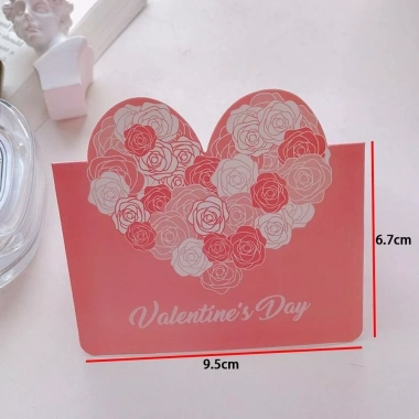 EBINLANDS 10 Thiệp Chúc Mừng Hình Trái Tim Gập Lại Viết Tay Giá 41.040₫ Cặp Đôi Cưới 2