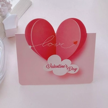 EBINLANDS 10 Thiệp Chúc Mừng Hình Trái Tim Gập Lại Viết Tay Giá 41.040₫ Cặp Đôi Cưới 9