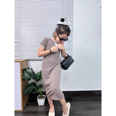EMRI HOUSE - Đầm thun body dáng dài phối ren cho bé gái 5 EMRI HOUSE - Đầm thun body dáng dài phối ren cho bé gái 5