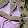 Eska Bikini 2 mảnh sọc hồng trắng thắt nơ - Đồ bơi thời trang giá ưu đãi 199k 4