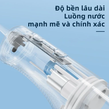 EXYT Máy tăm nước 4 chế độ, 4 đầu bàn chải – Làm sạch sâu, bảo vệ nướu, sạc nhanh