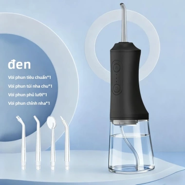 EXYT Máy tăm nước 4 chế độ, 4 đầu bàn chải – Làm sạch sâu, bảo vệ nướu, sạc nhanh