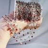 F & X Chuỗi DIY Đỏ Máu Kim cương siêu nhỏ màu đồng giữ màu treo ba móng lớn phụ kiện Lolita Hán phục 4