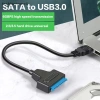 Fas Cáp SATA sang USB 3.0 và Type-C 2 trong 1, tốc độ 6 Gbps, hỗ trợ SSD 2.5 inch 22-pin