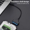 Fas Cáp SATA sang USB 3.0 và Type-C 2 trong 1, tốc độ 6 Gbps, hỗ trợ SSD 2.5 inch 22-pin 3