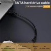 Fas Cáp SATA sang USB 3.0 và Type-C 2 trong 1, tốc độ 6 Gbps, hỗ trợ SSD 2.5 inch 22-pin 7
