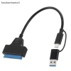 Fas Cáp SATA sang USB 3.0 và Type-C 2 trong 1, tốc độ 6 Gbps, hỗ trợ SSD 2.5 inch 22-pin 10