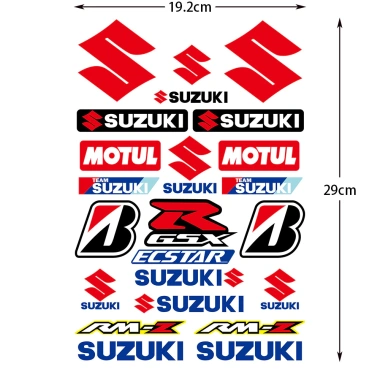 FENDER Bộ Dán Phản Quang Nylon Vinyl cho Suzuki GSX‑R/GSX R600‑1.000 – Tăng Tầm Nhìn, An Toàn Lái