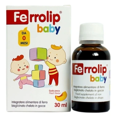 Ferrolip Baby sắt Hữu Hương Vị Đào Nhập Khẩu IT 30ml + Kẽm ZinC Smartbibi 30ml – 499k