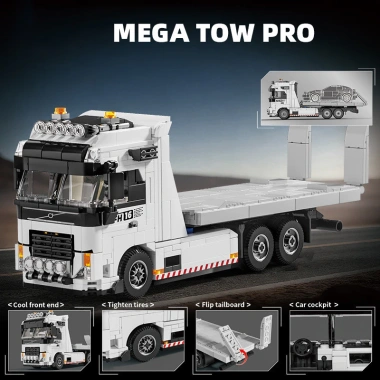 FH16 Đồ chơi xếp hình rơ moóc cải tiến - Mô hình lắp ráp giáo dục, quà sinh nhật hấp dẫn, giảm giá 459.123₫