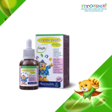 Fitobimbi Omega Junior 30ml - Bổ sung Omega-3, phát triển trí não, tốt cho mắt, 358.800 VND