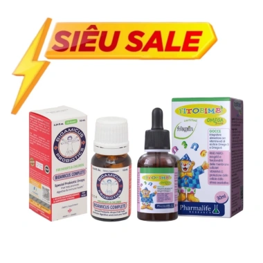 Fitobimbi Omega Junior 30ml - Bổ sung Omega-3, phát triển trí não, tốt cho mắt, 358.800 VND